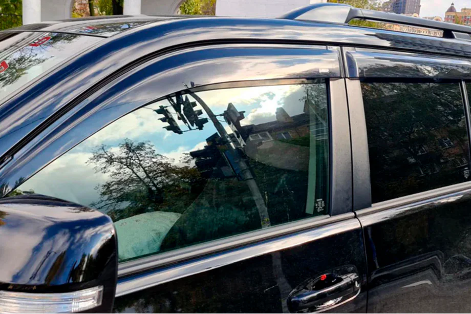 Toyota Land Cruiser Prado 150 2009-2023 Window Deflectors 11 cm (4 pcs, HIC) Image