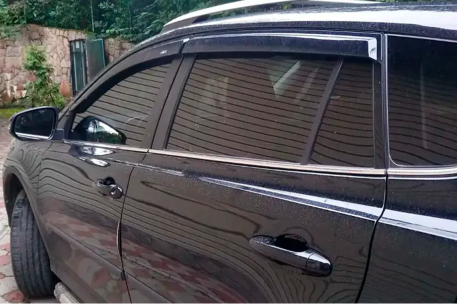 Toyota Rav 4 2013-2018 Wide Window Deflectors (4 pcs, HIC) Photo 4