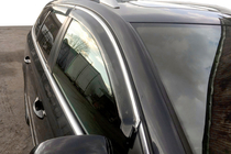 Volkswagen Passat B6 2006-2012 Window deflectors with chrome trim SW (4 pcs, HIC) photo 7