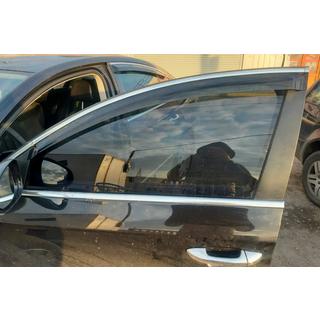 Window deflectors with chrome trim SW (4 pcs, HIC) photo 2