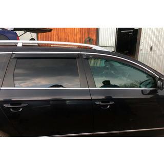 Window deflectors with chrome trim SW (4 pcs, HIC) photo 3