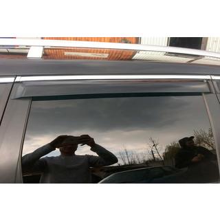 Window deflectors with chrome trim SW (4 pcs, HIC) photo 4