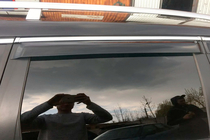 Volkswagen Passat B7 2012-2015 Window Deflectors with Chrome Trim SW (4 pcs, EU, HIC) photo 8