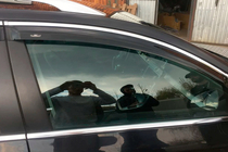 Volkswagen Passat B7 2012-2015 Window Deflectors with Chrome Trim SW (4 pcs, EU, HIC) photo 9