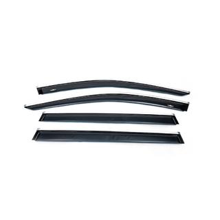 Window Deflectors with Chrome Trim Variant (4 pcs, HIC) photo 3