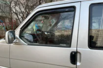 Volkswagen T4 Transporter 1990-2003 In-channel window deflectors (2 pcs, HIC) photo 1