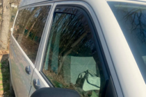 Volkswagen T5 Transporter 2003-2010 In-channel window deflectors (2 pcs, HIC) photo 4