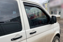 Volkswagen T5 Transporter 2003-2010 In-channel window deflectors (2 pcs, HIC) photo 9