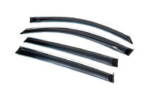 Volkswagen Tiguan 2007-2016 Window deflectors with chrome trim (4 pcs, HIC) photo 5