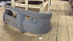 Fiat Doblo II 2010-2022 Front bumper lip (full, primed for painting) photo 2