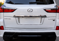 Lexus LX570/450d 2008-2022 Rear LED License Plate Holder (2007-2023) Black photo 2