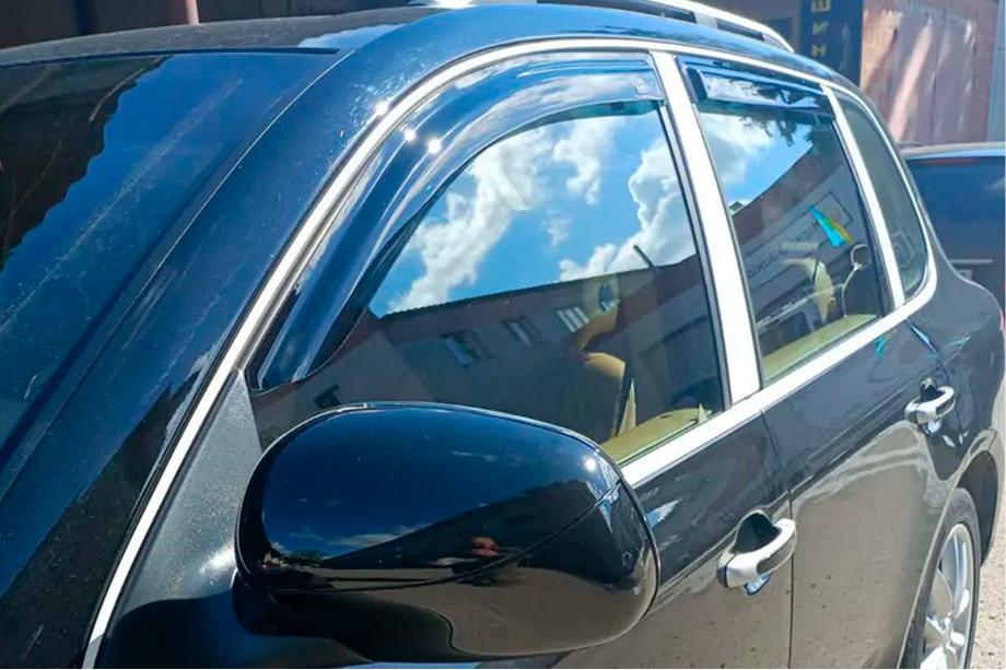 Porsche Cayenne 2003–2010 Window Deflectors (4 pcs, HIC) Image