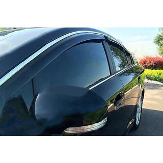 Window deflectors with chrome trim (4 pcs, HIC)