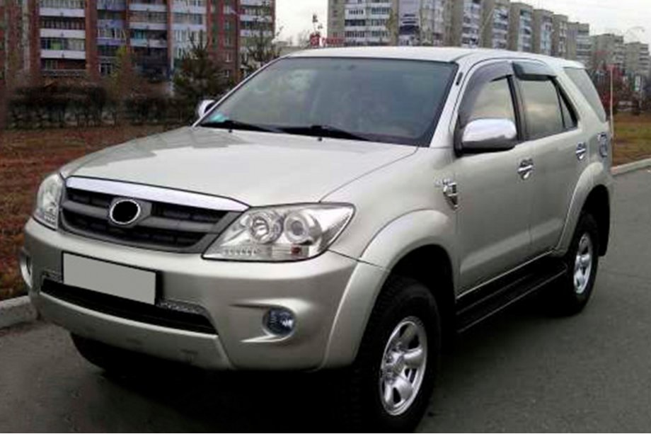 Toyota Fortuner 2006-2015 Window Deflectors (4 pcs, HIC) Image
