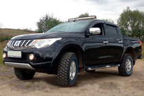 Fiat Fullback 2016- Window Deflectors (4 pcs, HIC) photo 3