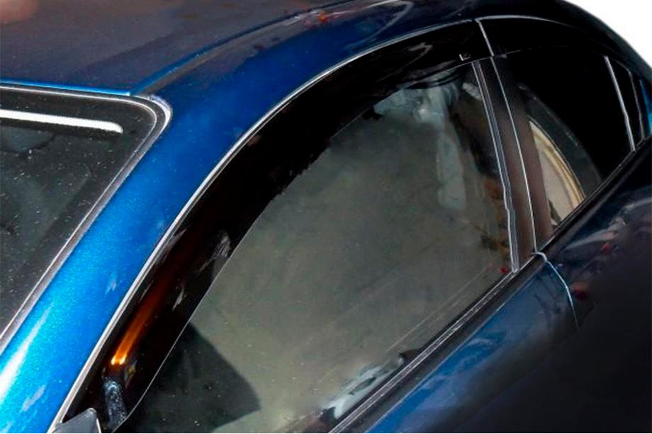 Mazda 323 1977-2003 Window Deflectors (4 pcs, HIC) Image