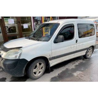 In-channel window deflectors (2 pcs, HIC) Peugeot Partner 1996-2008 photo 3