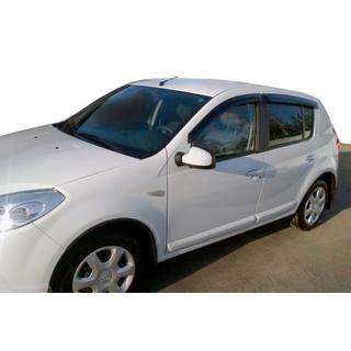 Window Deflectors (4 pcs, HIC) Dacia Sandero 2007-2013 photo 1