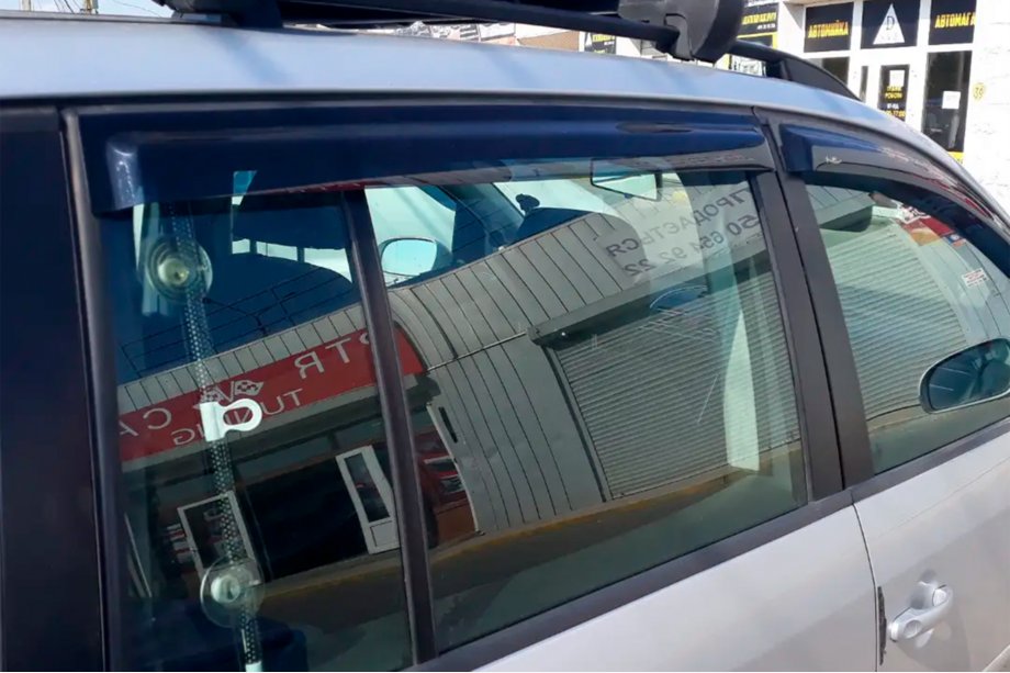 Volkswagen Touran 2003-2010 Window Deflectors (4 pcs, HIC) Photo 15