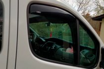 Nissan Primastar 2002-2014 In-channel window deflectors (2 pcs, HIC) photo 2