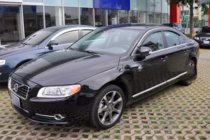 Volvo S80 2006-2016 Window deflectors with chrome trim (4 pcs, HIC) photo 2