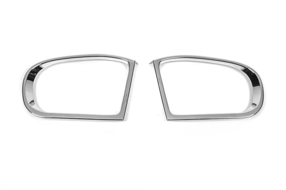 Mercedes C-class W203 2000-2007 Chrome Mirror Covers (2 pcs, plastic) Photo 3