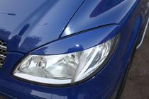 Mercedes Viano 2004-2014 Headlight eyebrows straight (black) photo 2