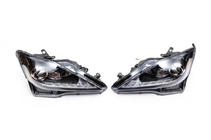 Lexus IS 2005-2013 Front Headlights OEM V1 Black (2 pcs) photo 2