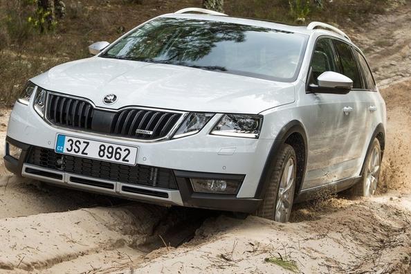 Off-road modification of the Skoda Octavia Scout