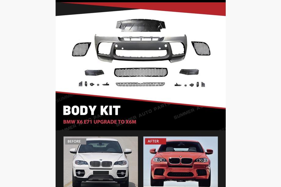 BMW X6 E71 2008–2014 Body Kit Set (M Package) Image