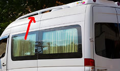 Mercedes Sprinter W906 2006–2018 Roof rails (primed for painting) photo 1