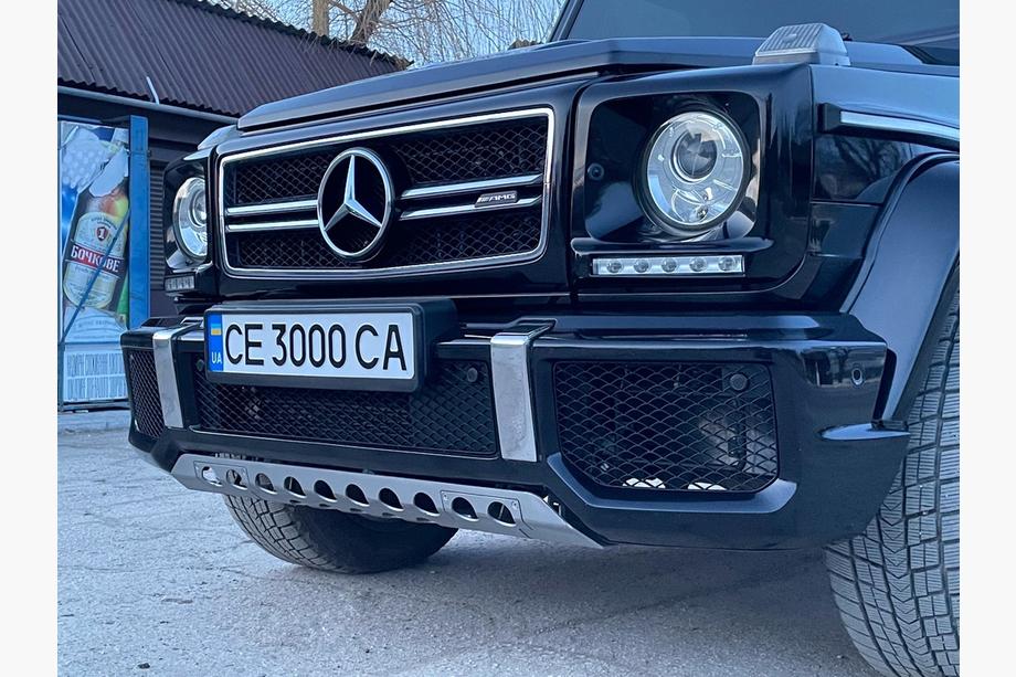 Mercedes G class W463 1990-2018 Headlight eyelids with LED (5 diodes, set) Photo 3