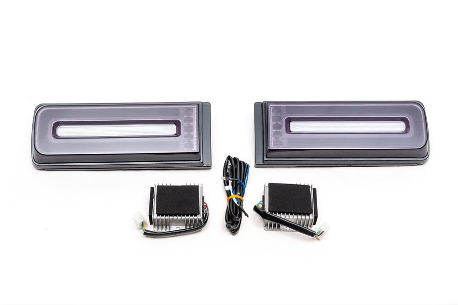 Mercedes G class W463 1990-2018 Tail Lights W464-Style Black Edition V1 Photo 2