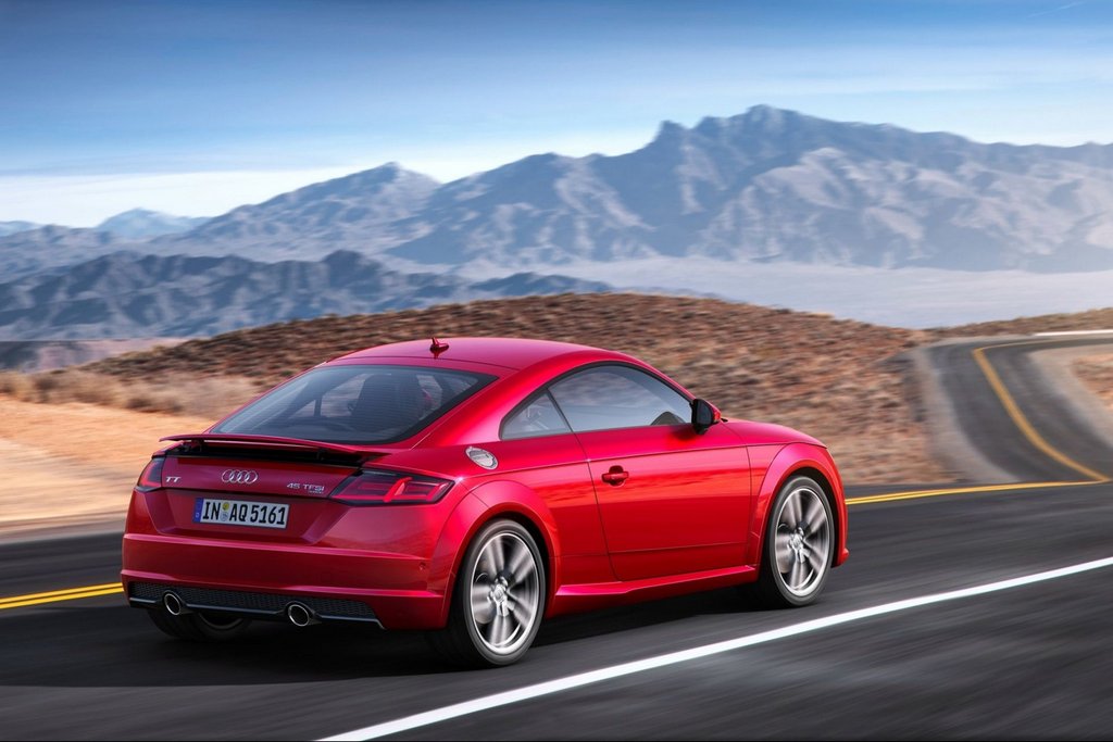 The updated model Audi TT Coupe