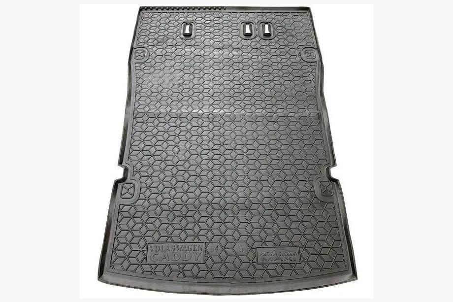 Volkswagen Caddy 2015-2020 Trunk Mat Rubber (Autogumm) MAXI (5-Seater) Image