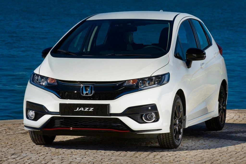 The compact five-door hatchback Honda Jazz