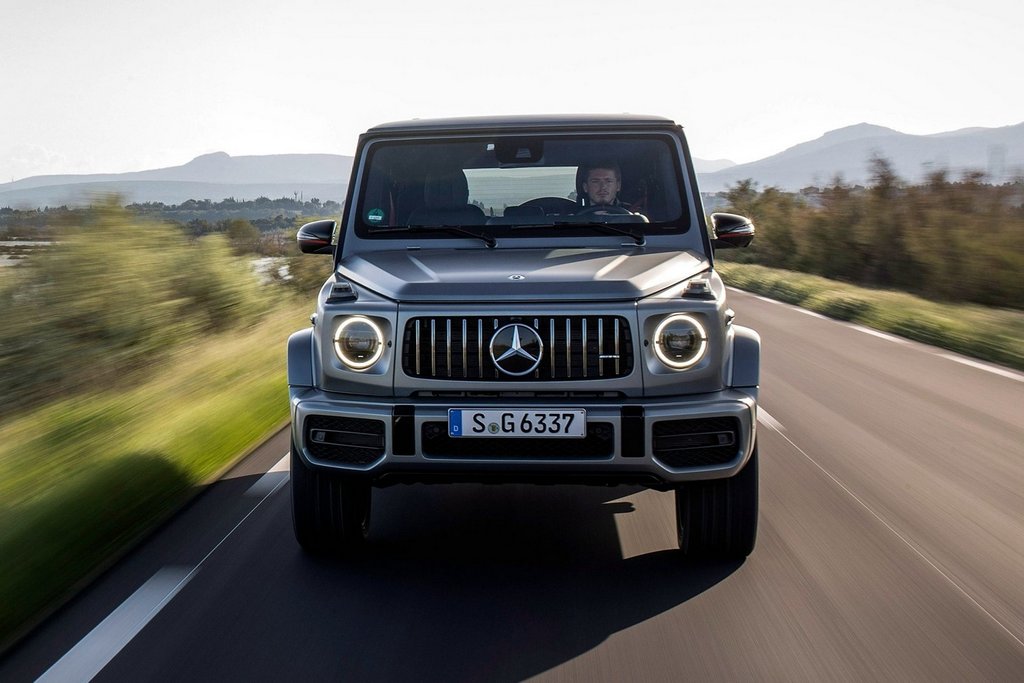 The redesigned model of the SUV Mercedes-Benz G-Class