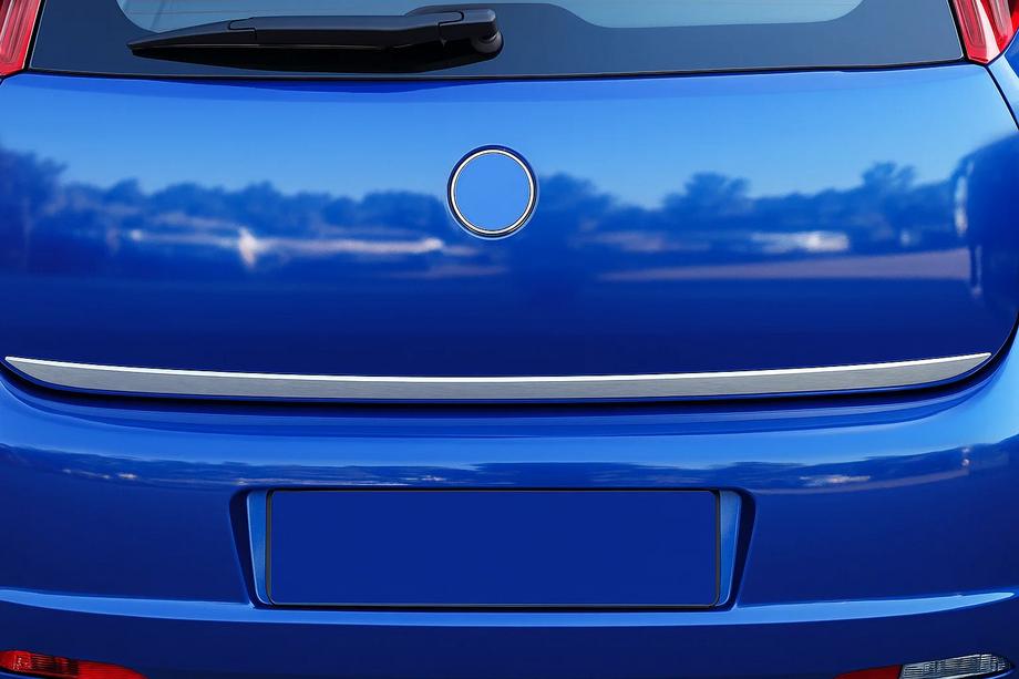 Fiat Punto Grande/EVO 2006-2018 Trunk Trim Stainless Steel Photo 1