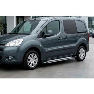 Side Steps Rainbow (2 pcs, Aluminum) Peugeot Partner Tepee 2008-2018 photo 1