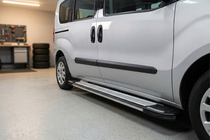 Fiat Doblo II 2010-2022 Side Steps Rainbow (2 pcs, Aluminum) photo 1