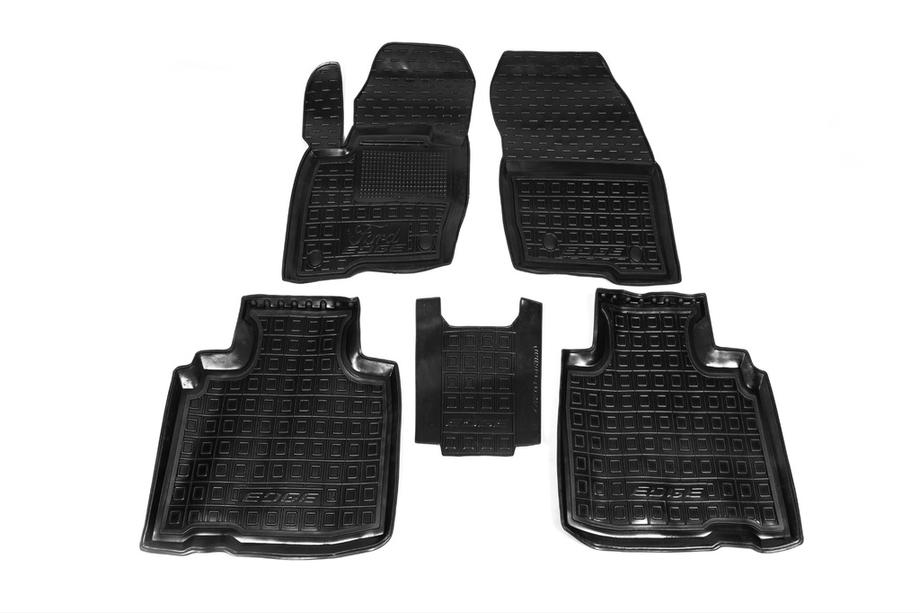 Ford Edge 2014-2024 Rubber floor mats with edge 2016+ (Autogumm) Image