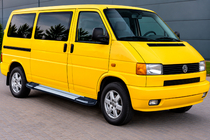 Volkswagen T4 Transporter 1990-2003 Side Steps Rainbow (2 pcs, Aluminum) Long Wheelbase photo 1