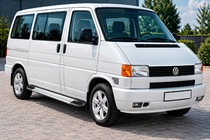 Volkswagen T4 Caravelle/Multivan 1990–2003 Side Steps Rainbow (2 pcs, Aluminum) Long Wheelbase photo 1