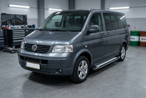 Volkswagen T5 Caravelle 2004-2010 Side Steps Rainbow (2 pcs, Aluminum) Short Wheelbase photo 1