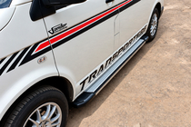 Volkswagen T5 Caravelle 2004-2010 Side Steps Rainbow (2 pcs, Aluminum) Short Wheelbase photo 3