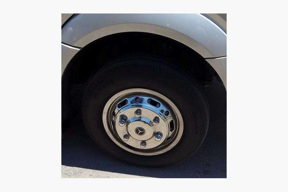Volkswagen Crafter 2006-2016 Stainless Steel Wheel Covers Exclusive V1 (2-piece, 4 pcs) Photo 3