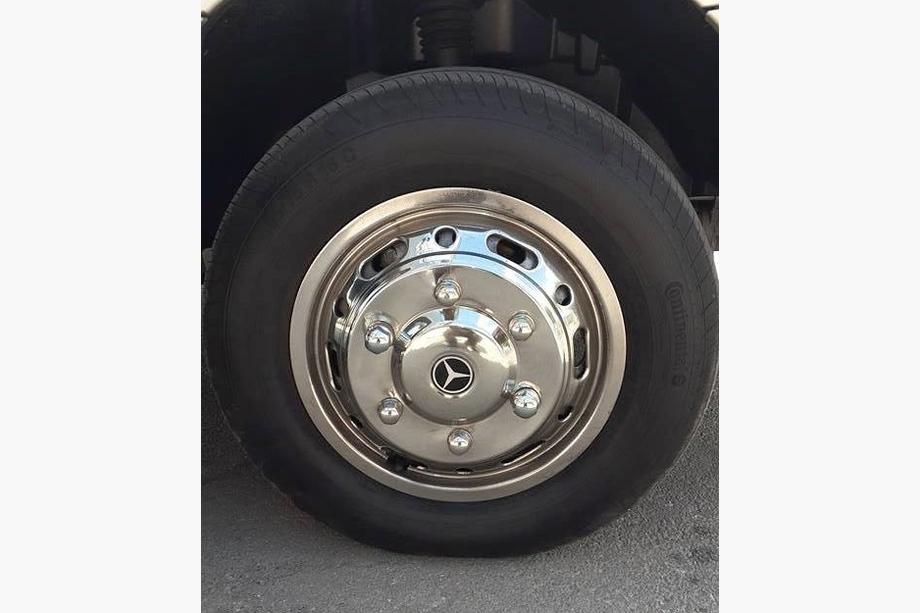 Volkswagen Crafter 2006-2016 Stainless Steel Wheel Covers Exclusive V1 (2-piece, 4 pcs) Photo 4