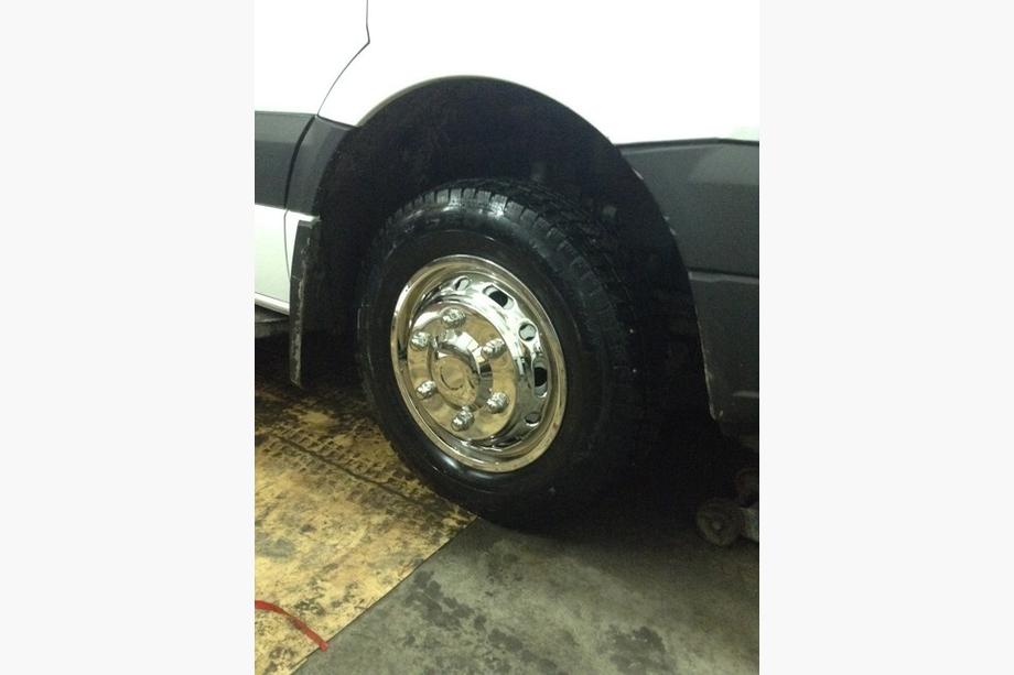 Volkswagen Crafter 2006-2016 Stainless Steel Wheel Covers Exclusive V1 (2-piece, 4 pcs) Photo 2