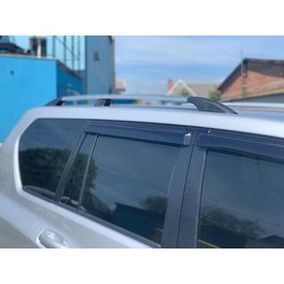 Roof rails Turkish design (Chrome, 2 pcs) Toyota Land Cruiser Prado 150 2009-2023 photo 3
