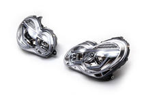 Mercedes C-class W203 2000-2007 Front headlights with LED daytime running lights (2 pcs) Dark photo 4